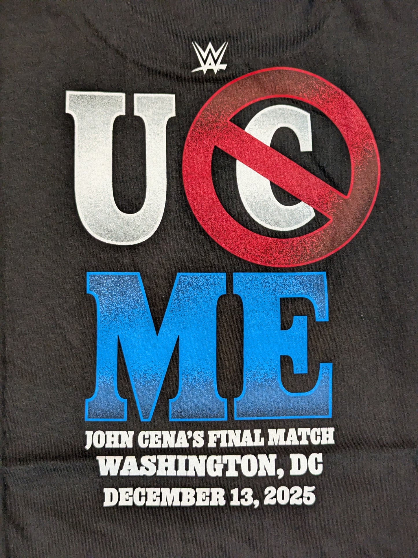 John Cena "Thank You Cena" Picture T-Shirt (1) (WWE (2025) / Black)