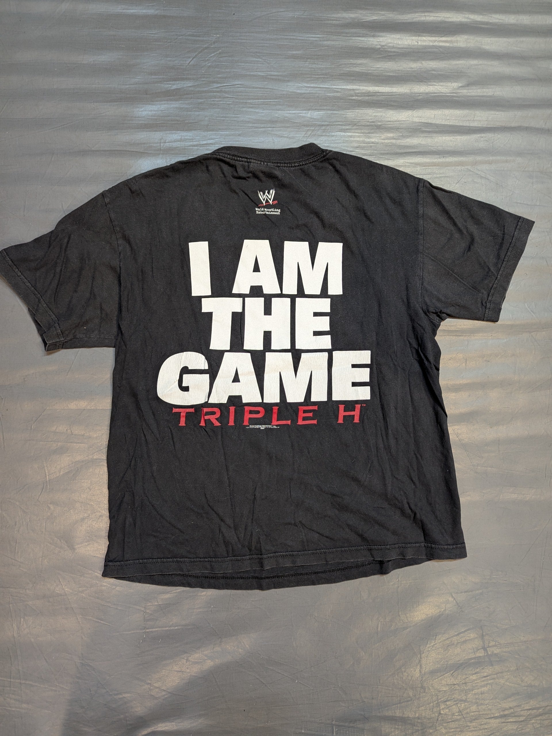 トリプルH「I AM THE GAME」Tシャツ(WWE(2002) / ブラック) – 闘道館