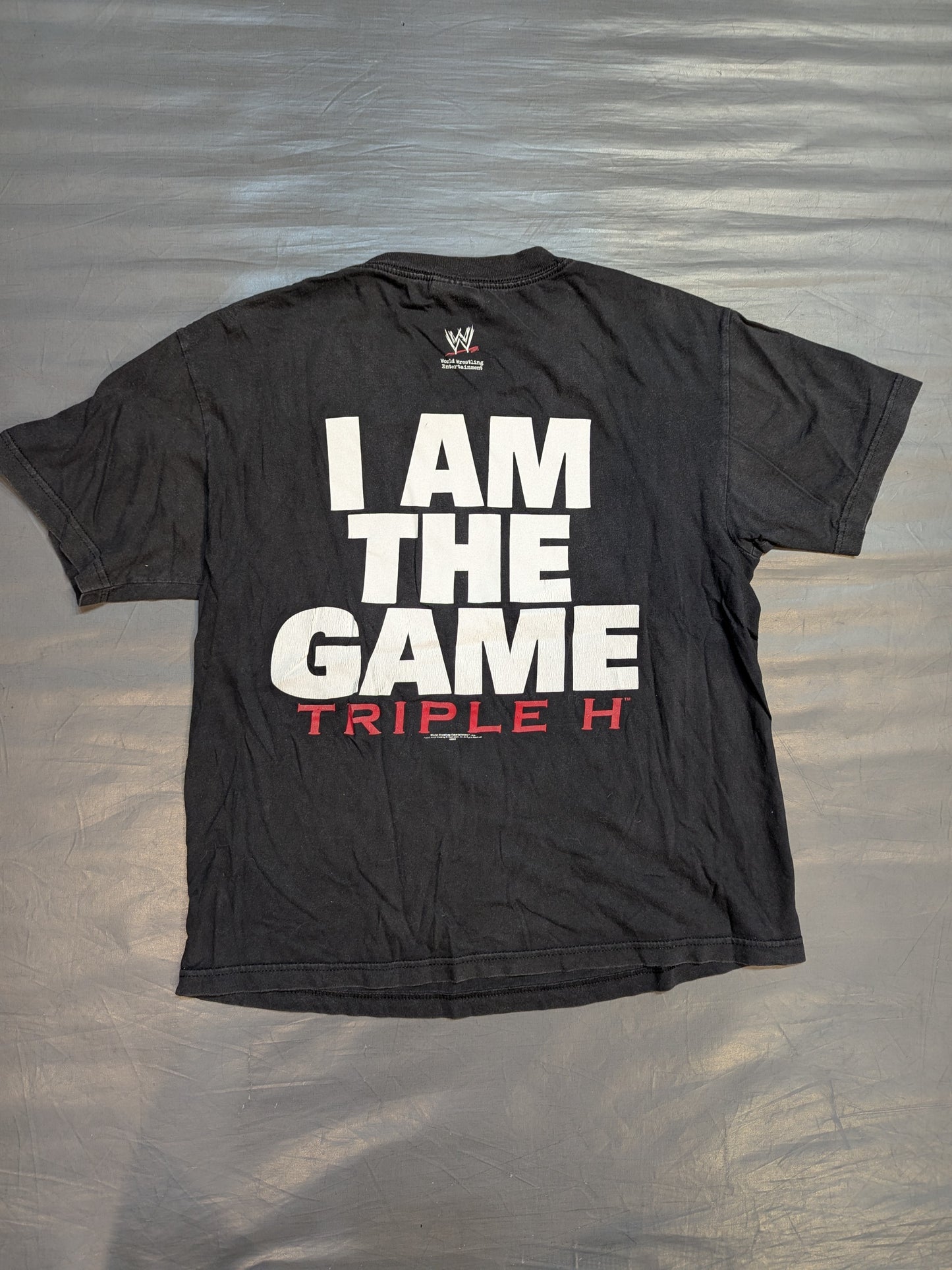 トリプルH「I AM THE GAME」Tシャツ(WWE(2002) / ブラック)