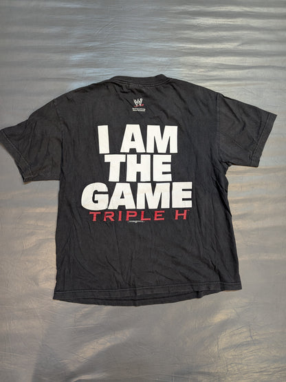 トリプルH「I AM THE GAME」Tシャツ(WWE(2002) / ブラック)