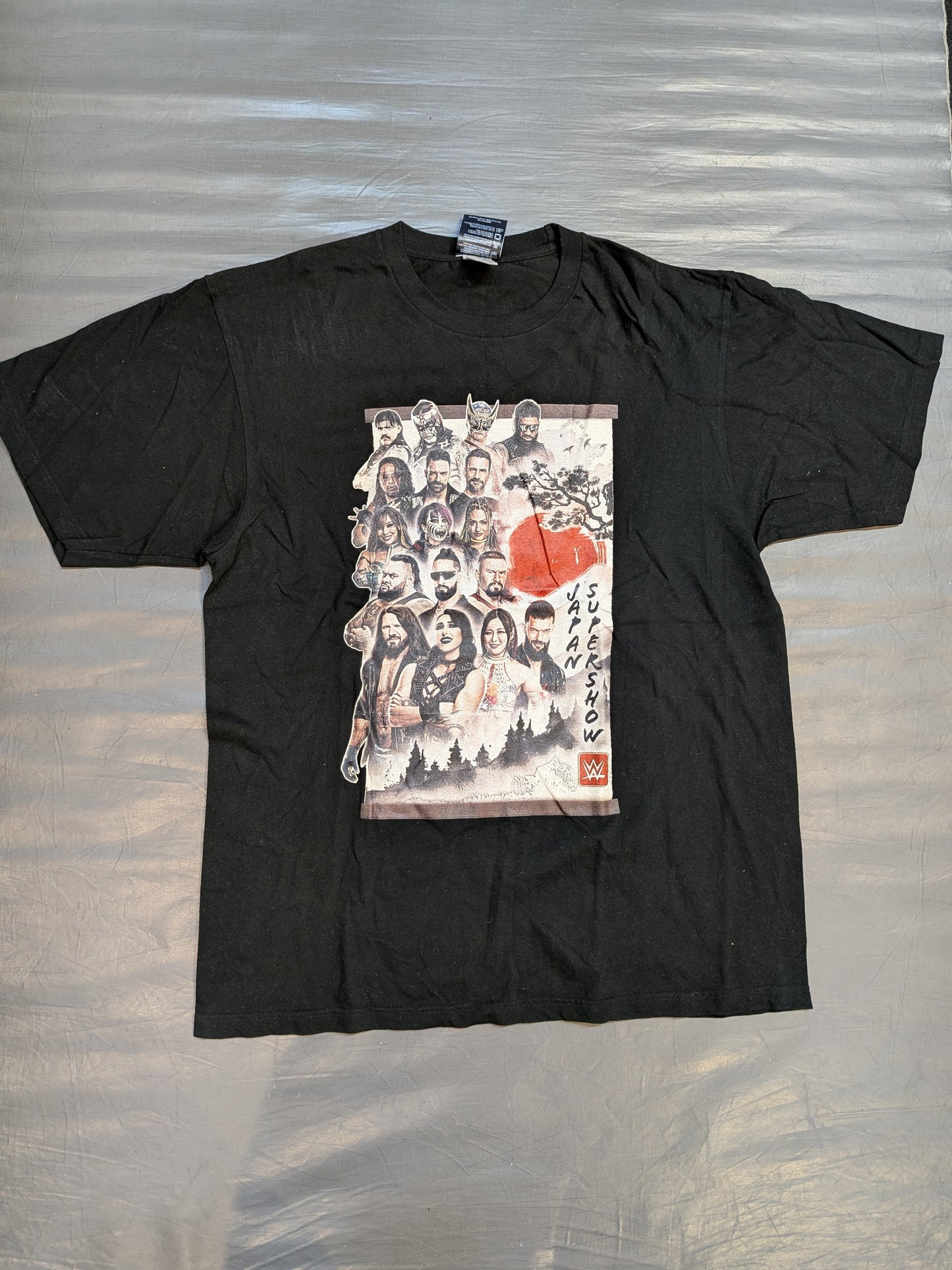WWE Japan Show 2025 "SUPERSHOW JAPAN" T-shirt (WWE (2025) / Black)