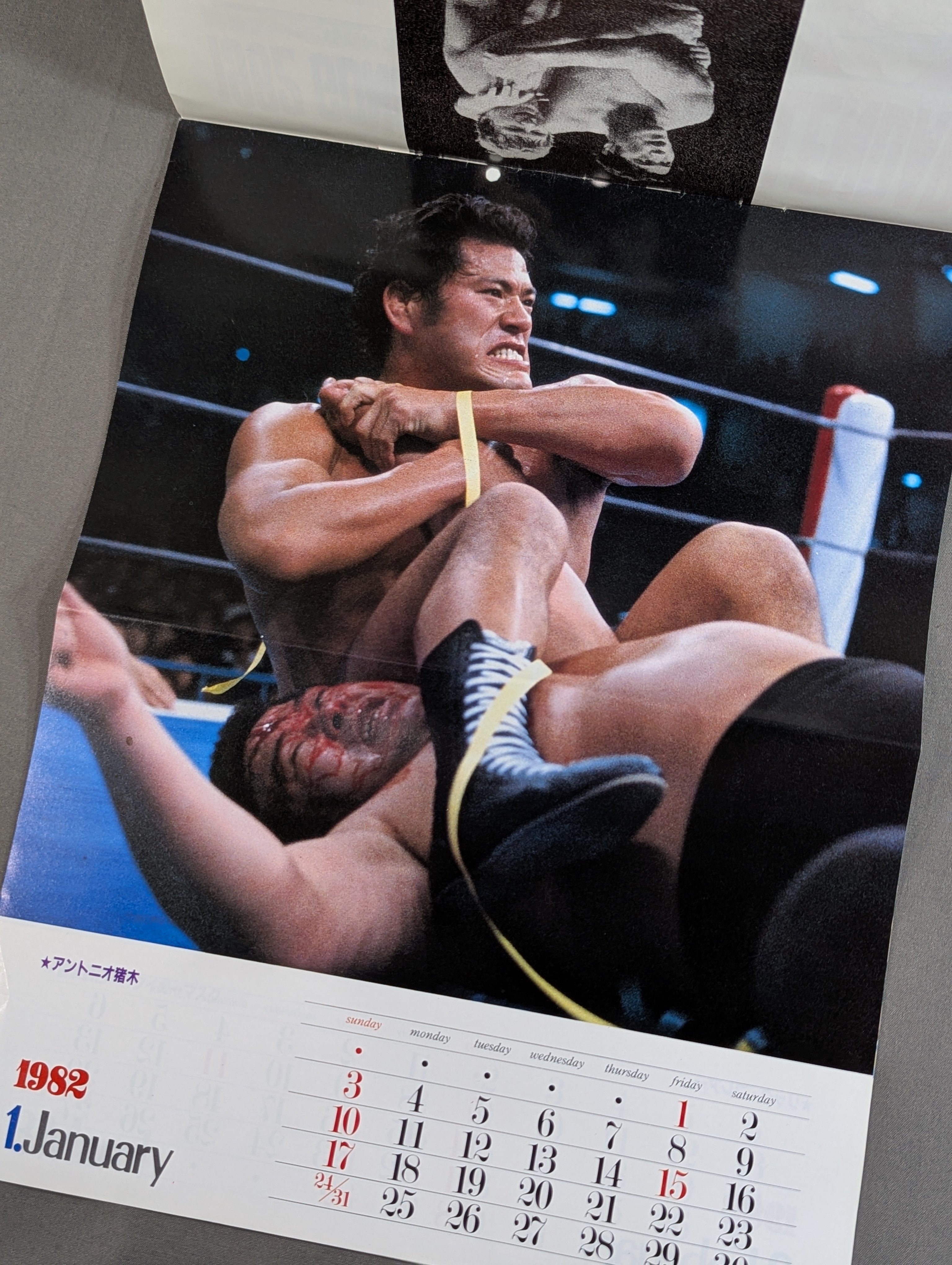 1982 ゴング・レスリング・カレンダー GONG WRESTLING CALENDAR – 闘道館