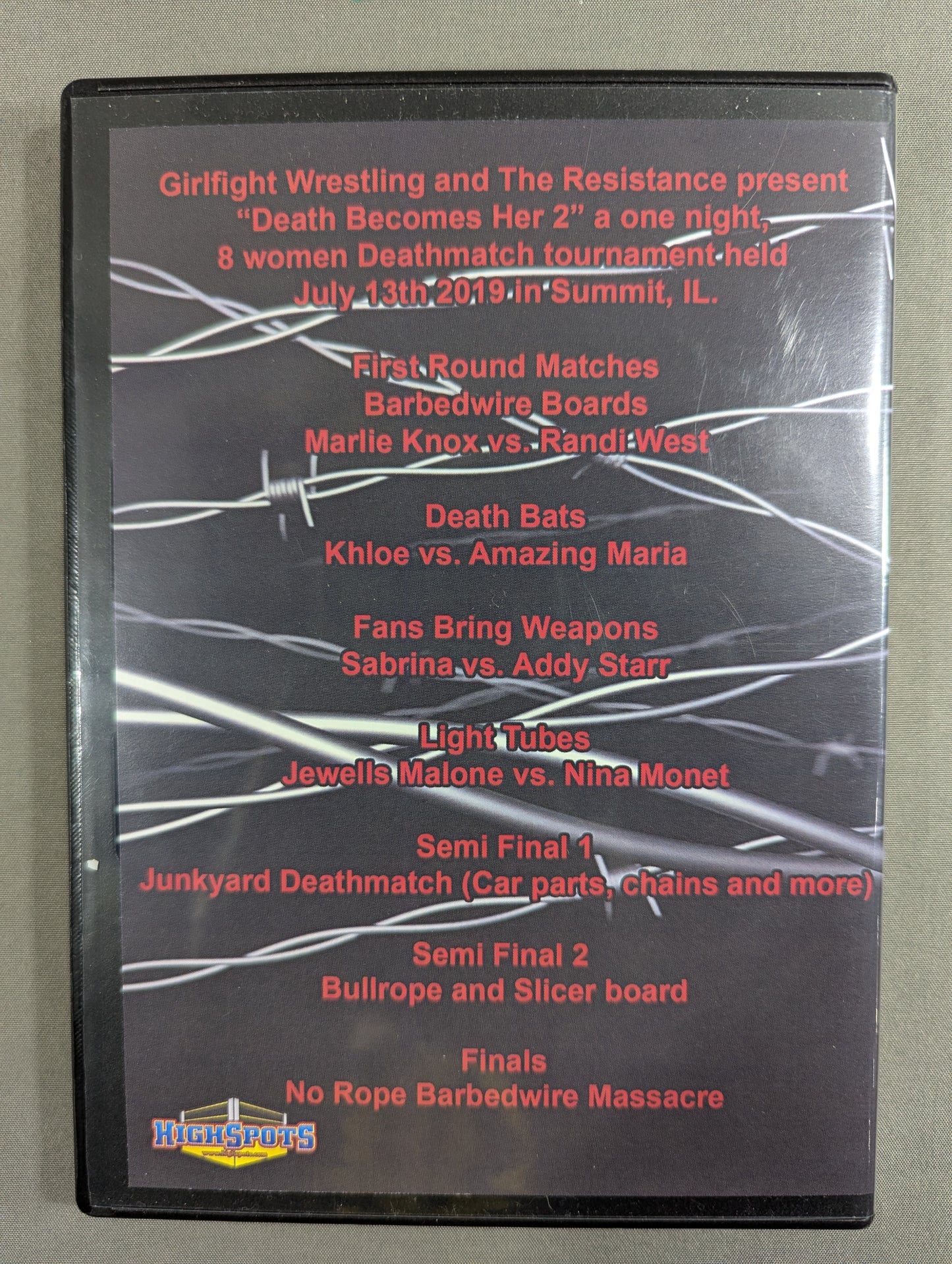 ★GIRL FIGHT WRESTLING★ DEATH BECOMES HER 2