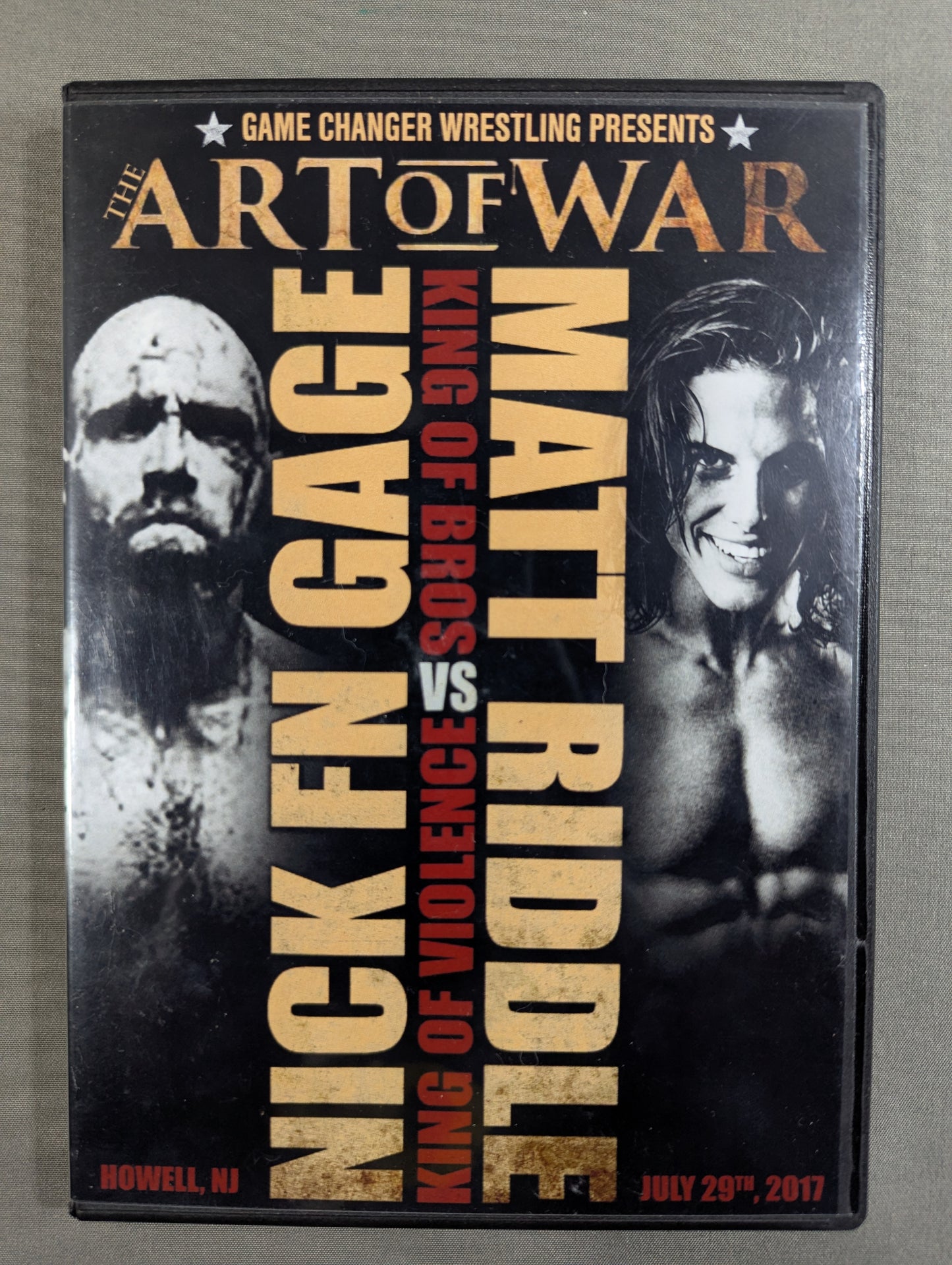 GCW THE ART OF WAR ★NICK CAGE vs MATT RIDDLE★