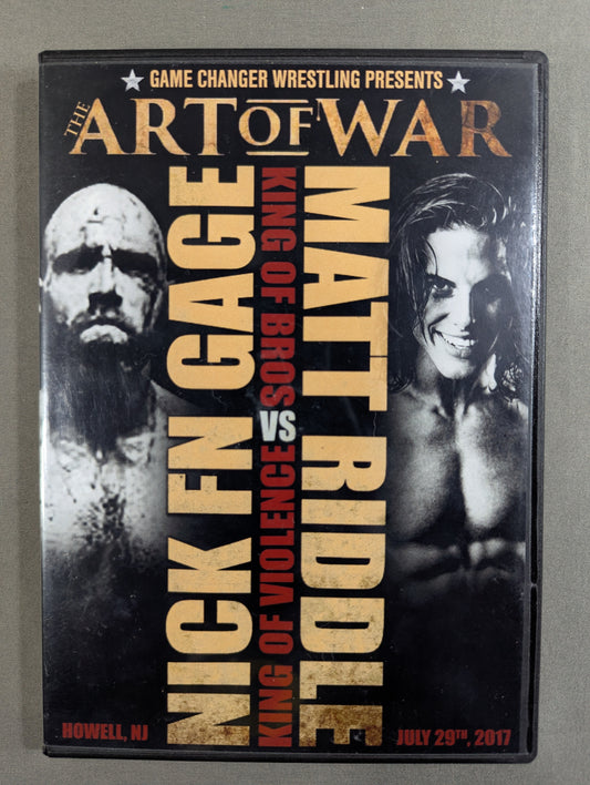 GCW THE ART OF WAR ★NICK CAGE vs MATT RIDDLE★