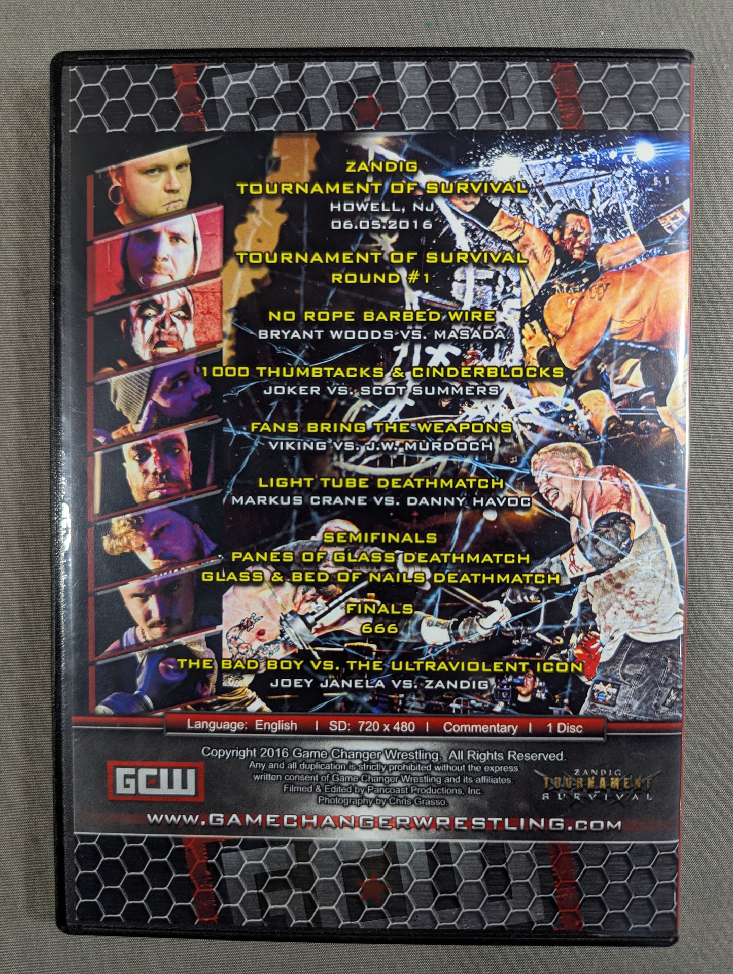 GCW ZANDIG’S TOURNAMENT OF SURVIVAL ★THE HISTORIC ULTRAVIOLENT RETURE!★