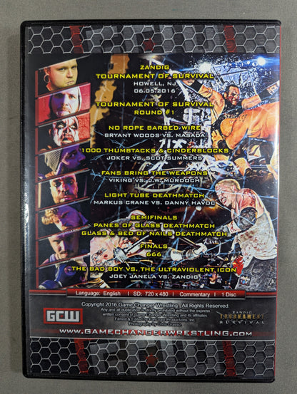 GCW ZANDIG’S TOURNAMENT OF SURVIVAL ★THE HISTORIC ULTRAVIOLENT RETURE!★