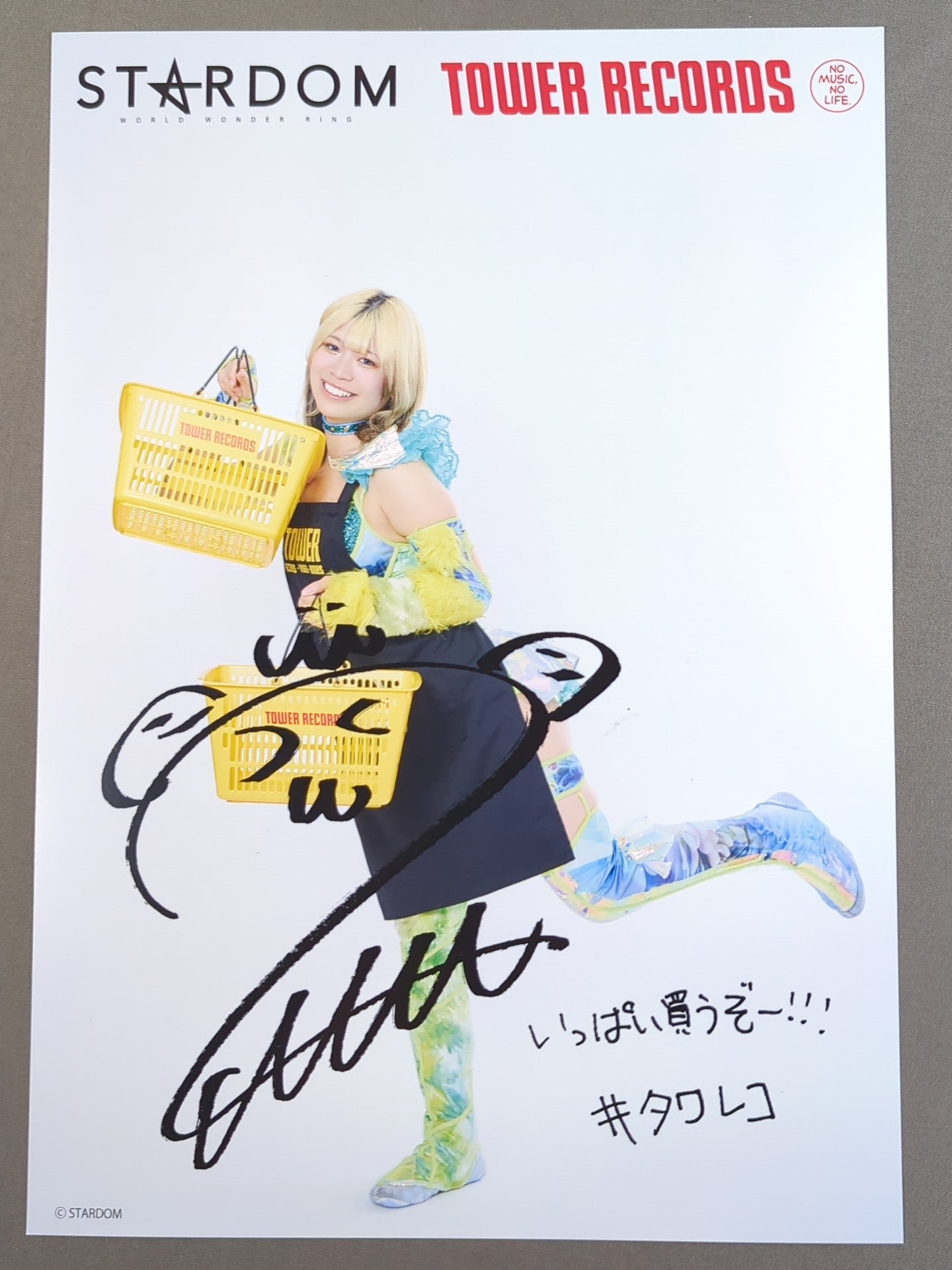 羽南 スターダム×TOWER RECORDS 2025 ポートレート