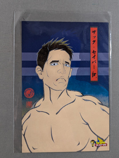 ザック・セイバーJr 浮世絵風 ポストカード (非売品)