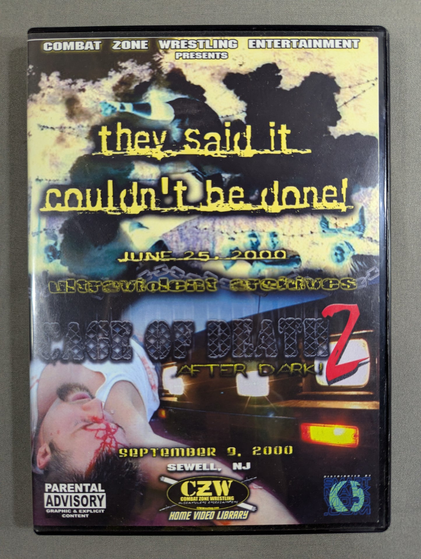 CZW THEY SAID IT COULDN’T BE DONE! / CAGE OF DEATH2 AFTER DARK!