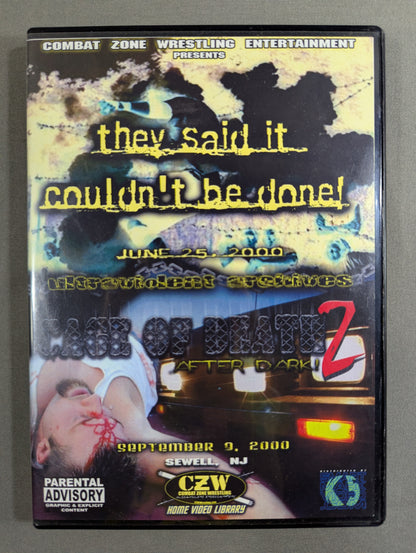 CZW THEY SAID IT COULDN’T BE DONE! / CAGE OF DEATH2 AFTER DARK!