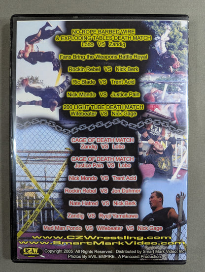 CZW THEY SAID IT COULDN’T BE DONE! / CAGE OF DEATH2 AFTER DARK!