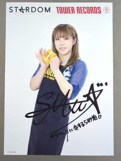 星来芽依 スターダム×TOWER RECORDS ポートレート 2枚セット