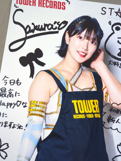 さくらあや スターダム×TOWER RECORDS 2023 ポートレート