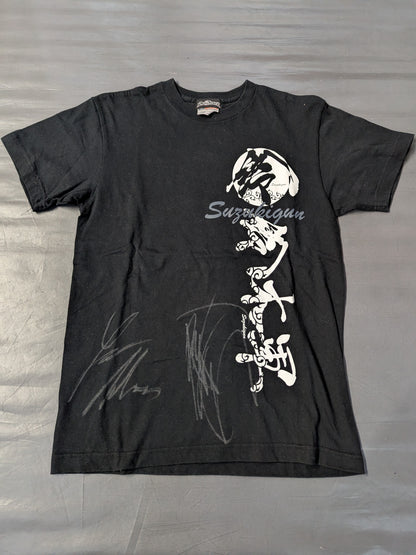 [2 fighters hand signed autograph ] Suzuki-kun T-shirt (7)