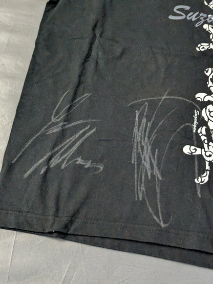 [2 fighters hand signed autograph ] Suzuki-kun T-shirt (7)