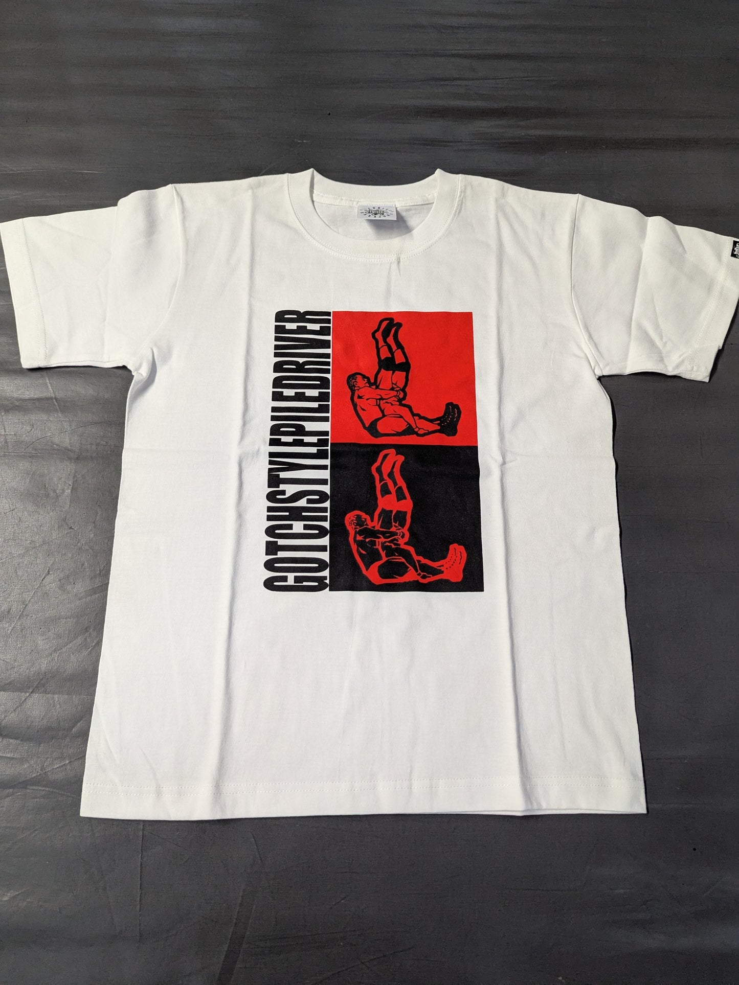 鈴木みのる「GOTCH STYLE PILE DRIVER」Tシャツ⑤(ホワイト)