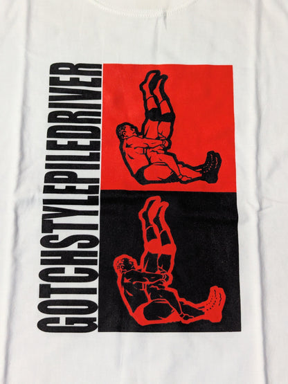 鈴木みのる「GOTCH STYLE PILE DRIVER」Tシャツ⑤(ホワイト)