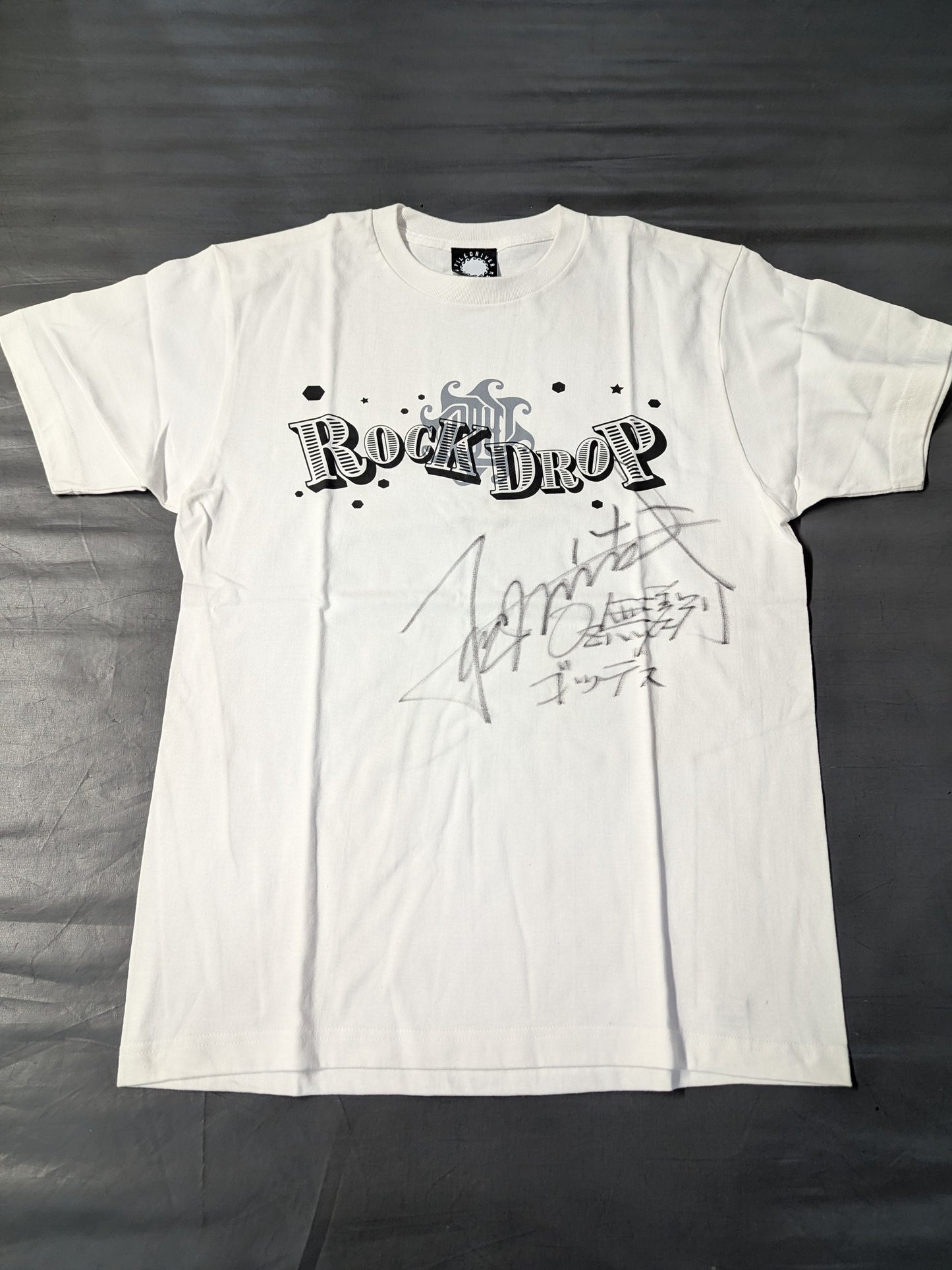 【直筆サイン入り】松本浩代「ROCK DROP」Tシャツ(ホワイト)