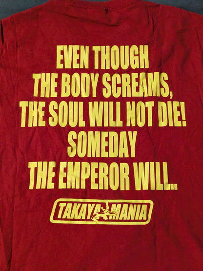 Yoshihiro Takayama  "GERMAN SUPLEX" T-Shirt (1) (Red)