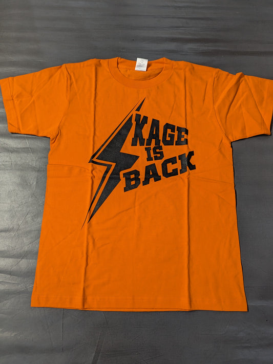 影山道雄「KAGE IS BACK」Tシャツ
