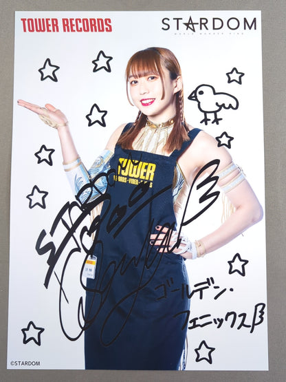 上谷沙弥 スターダム×TOWER RECORDS 2023 ポートレート