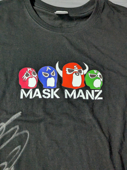 【大仁田厚 直筆サイン入り】MASK MANZ Tシャツ