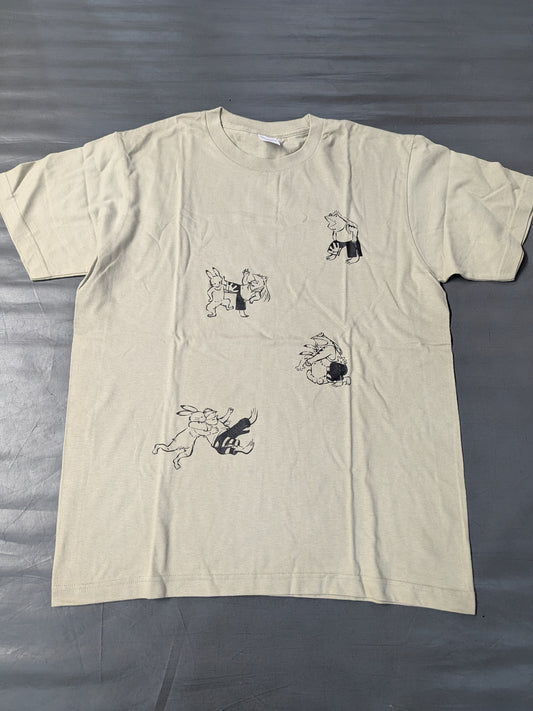 最上九「鳥獣モ画」Tシャツ