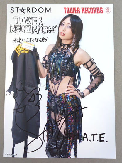 上谷沙弥  スターダム×TOWER RECORDS 2024 ポートレート