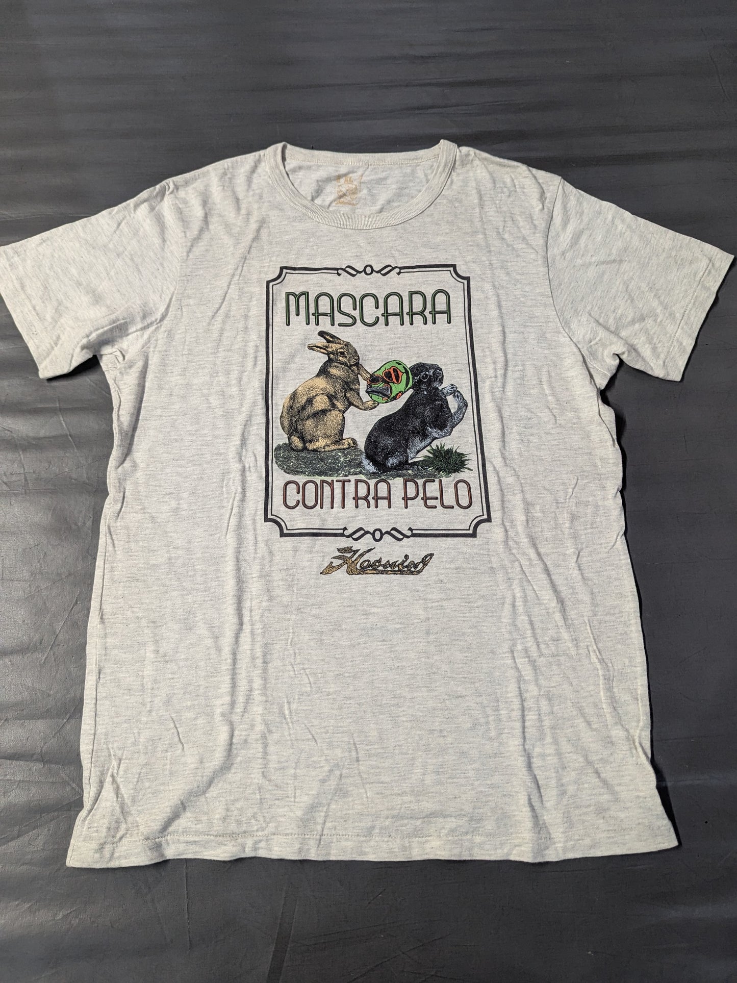 ANIMAL×HAOMING「MASCARA CONTRA PELO」Tシャツ