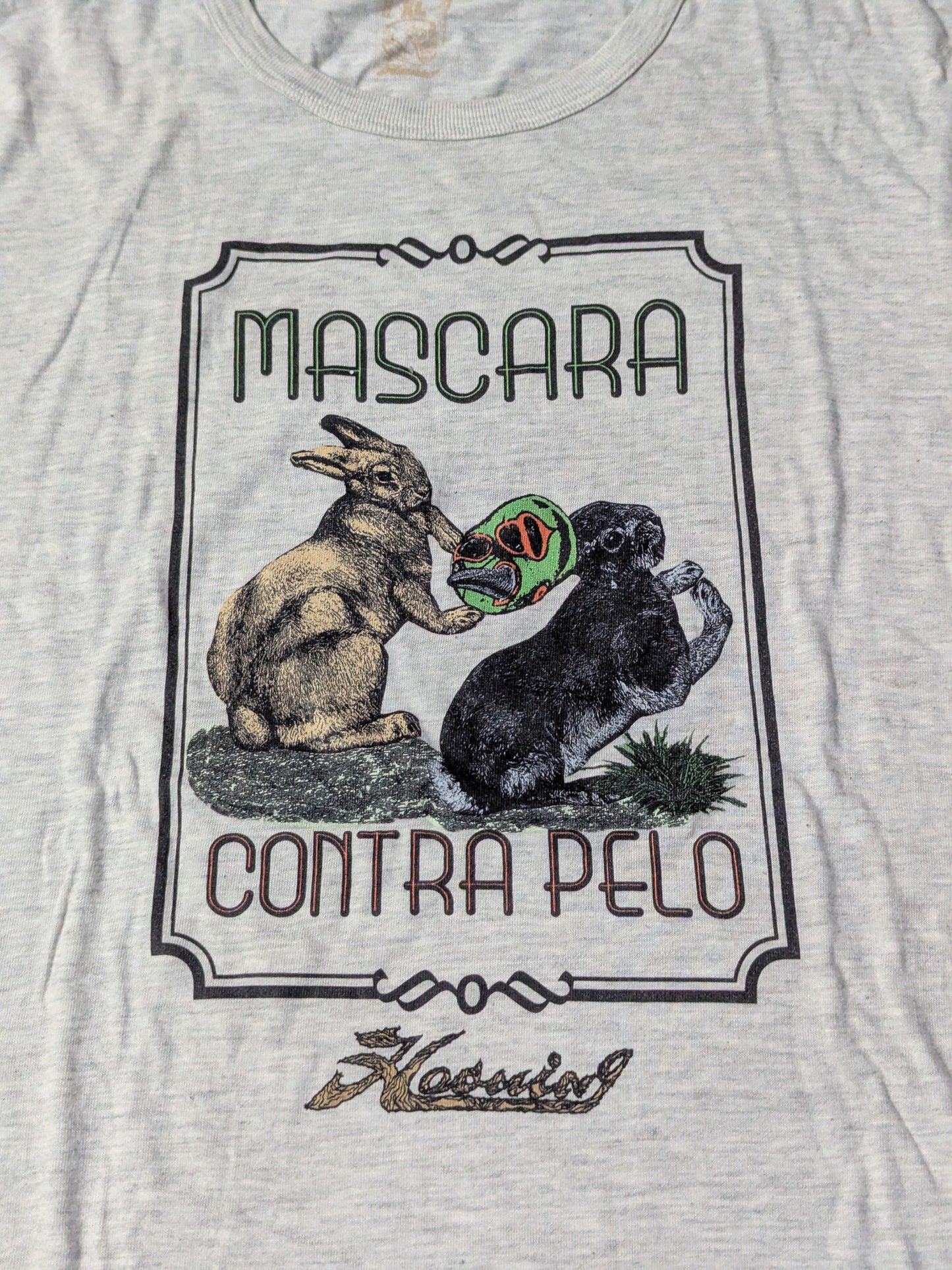 ANIMAL×HAOMING「MASCARA CONTRA PELO」Tシャツ