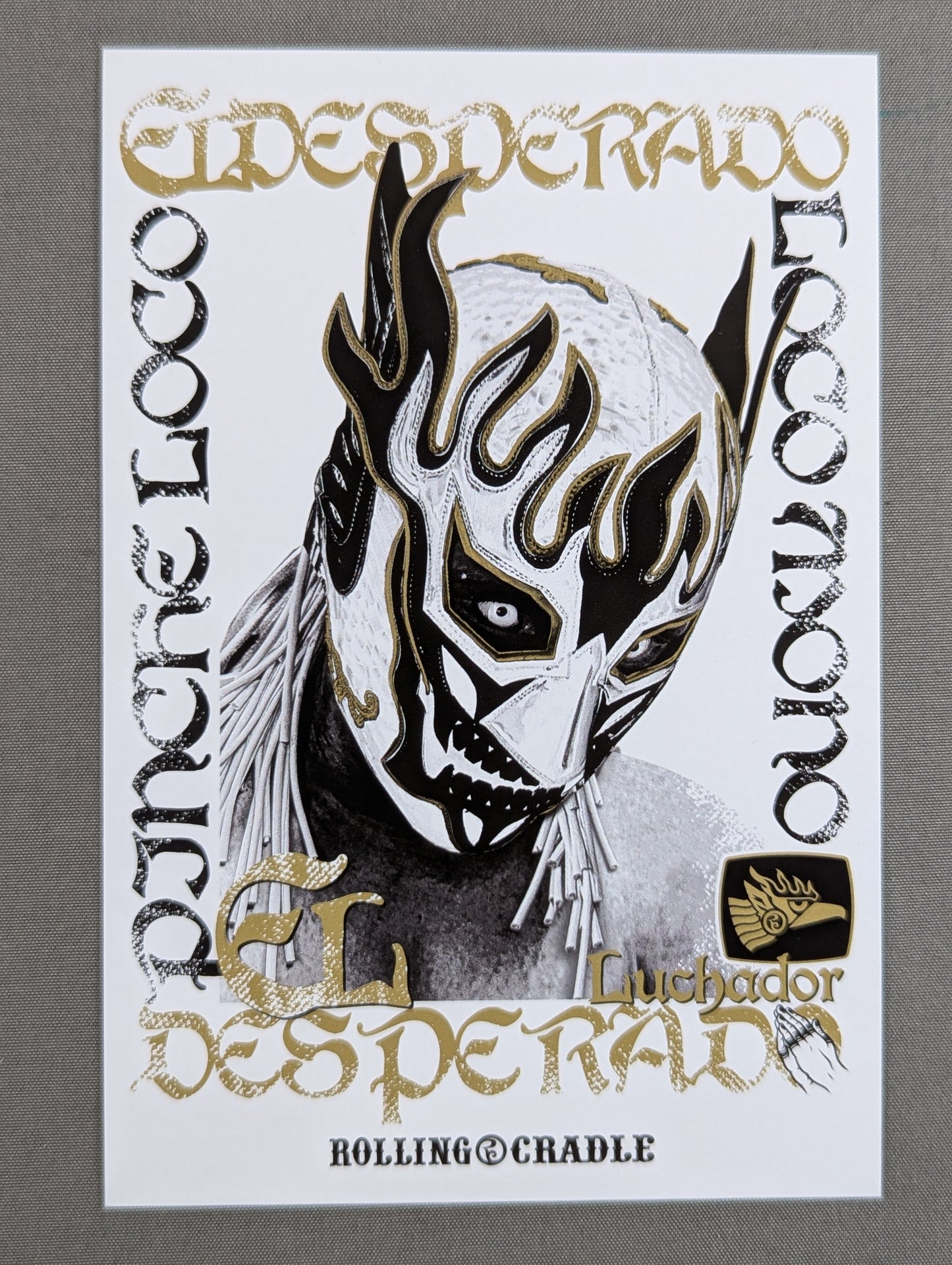 ★ ★ not sold in stores  El Desperado×ROLLING CRADLE Postcard (White)