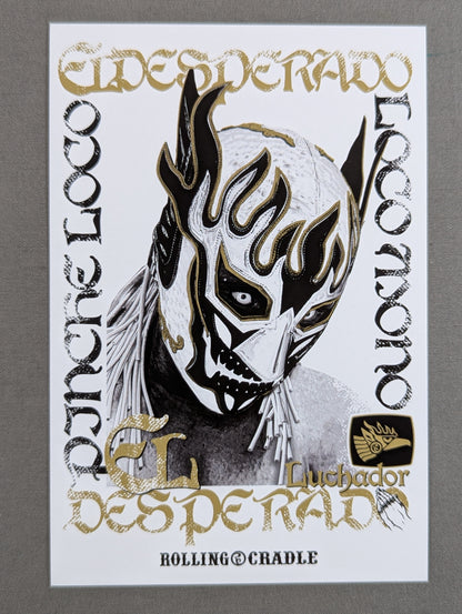 ★ ★ not sold in stores  El Desperado×ROLLING CRADLE Postcard (White)