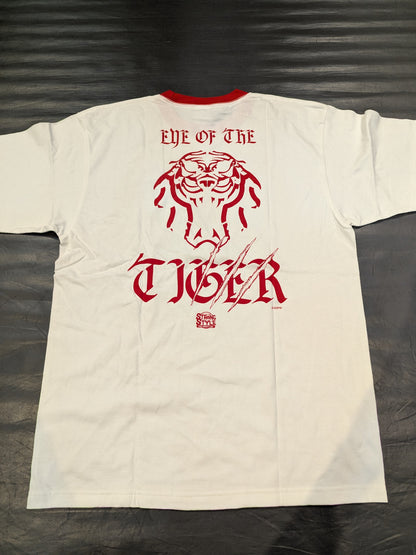 【hand signed autograph】 2nd  Super Tiger "EYE OF THE TIGER" T-shirt