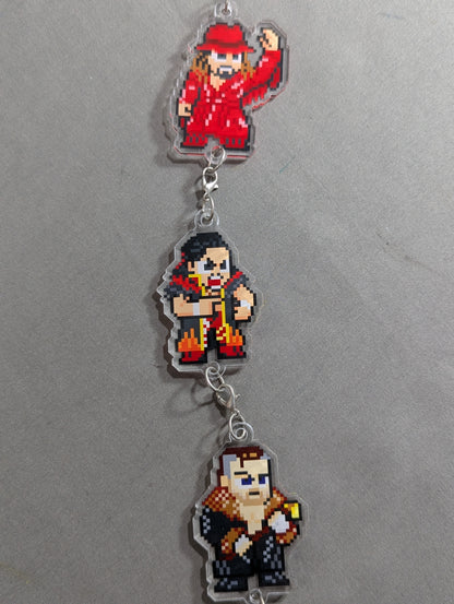 「dotswrestler」つながるアクリルキーホルダー G1 CLIMAX 35 (Bセット)