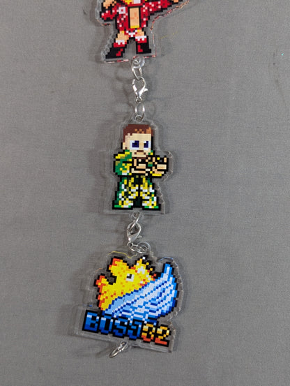 「dotswrestler」つながるアクリルキーホルダー BOSJ32(Aセット)