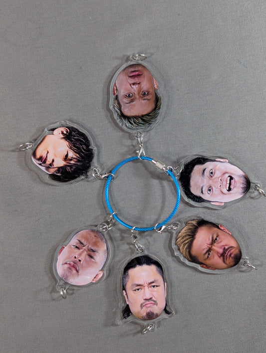 ★闘魂ショッピング限定★ CHAOS フェイス アクリルキーホルダーセット