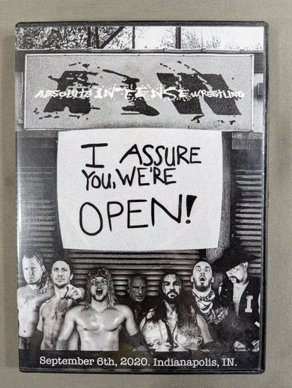 ★ABSOLUTE INTENSE WRESTLING★ I ASSURE YOU WE'RE OPEN!
