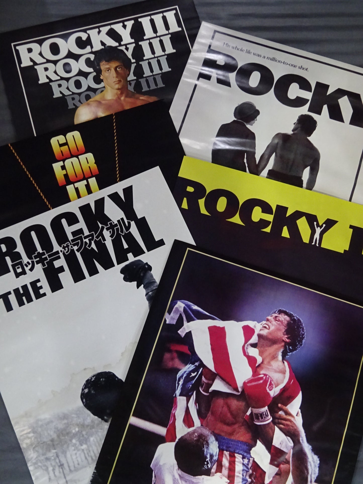Rocky 1~5 & Rocky the Final Poster 6-Piece Set