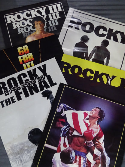Rocky 1~5 & Rocky the Final Poster 6-Piece Set