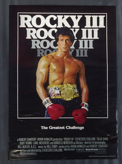 Rocky 1~5 & Rocky the Final Poster 6-Piece Set