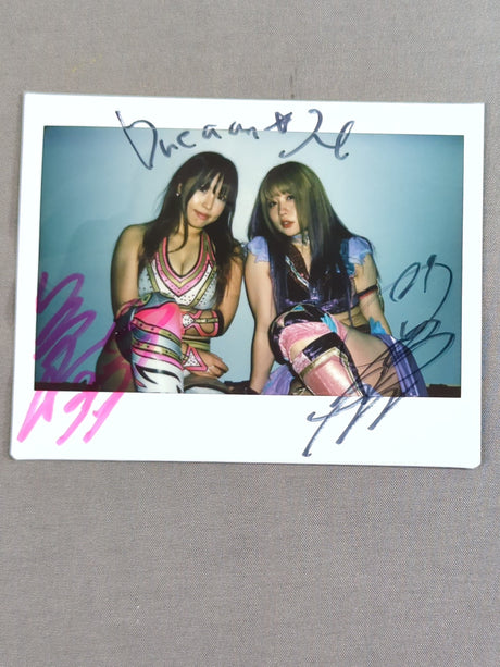 中野たむ＆白川未奈 直筆Wサイン入りチェキ②