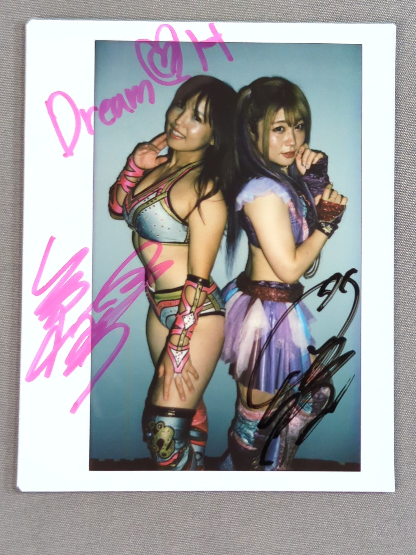 中野たむ＆白川未奈 直筆Wサイン入りチェキ③