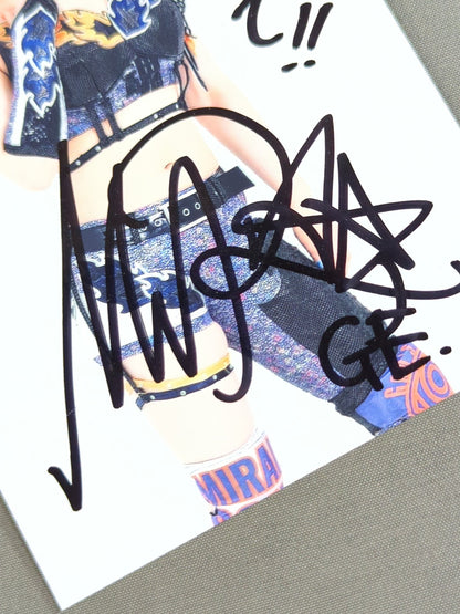 MIRAI hand signed autograph  photo (A-1)