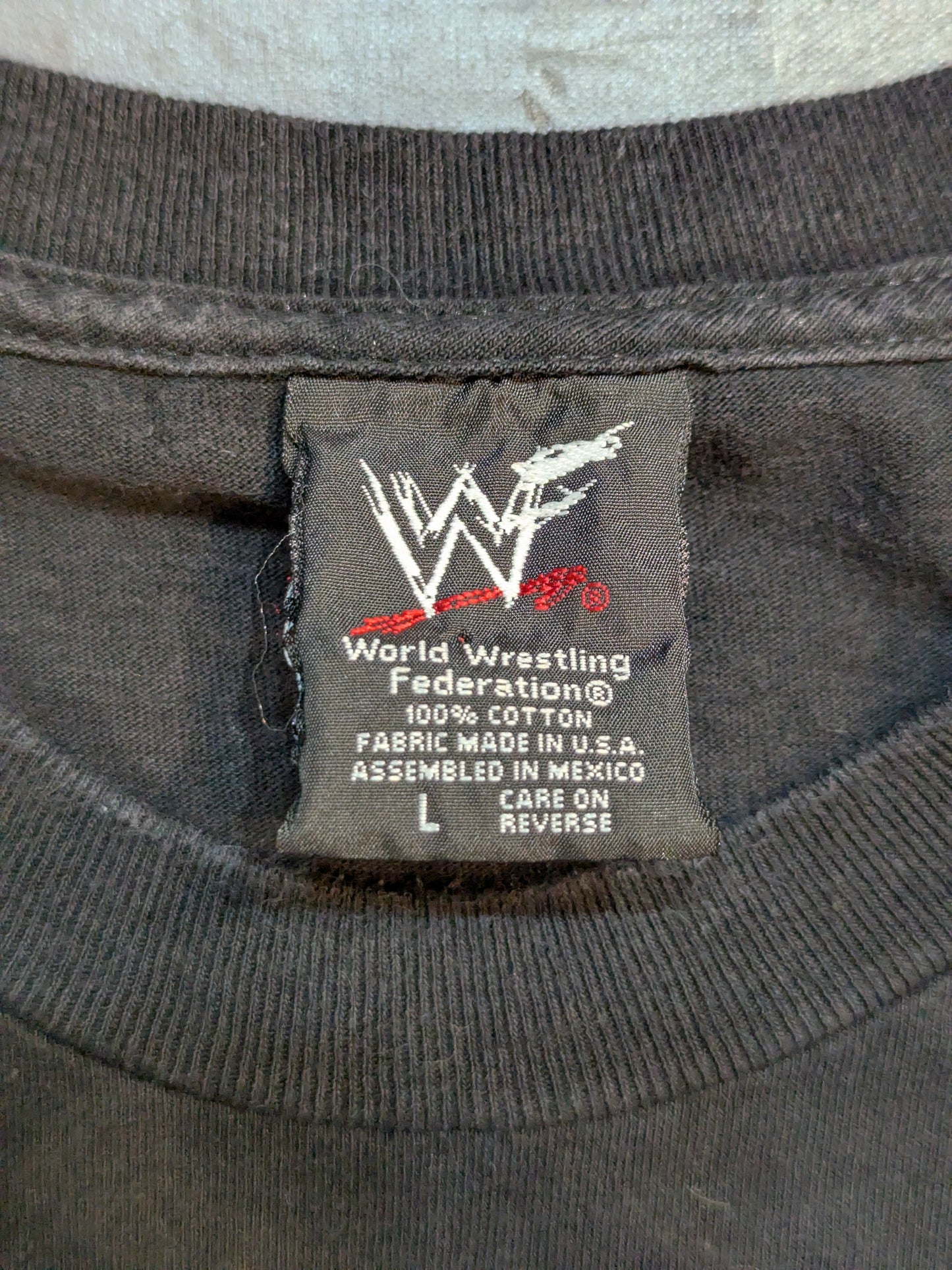 ザ・ロック「TEAM BRING IT!」Tシャツ(WWF(2001) / ブラック)