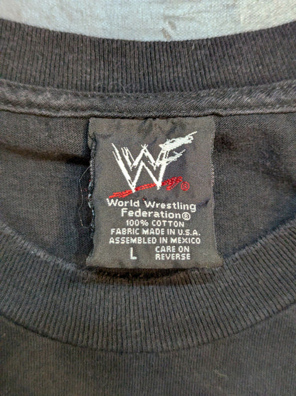 ザ・ロック「TEAM BRING IT!」Tシャツ(WWF(2001) / ブラック)