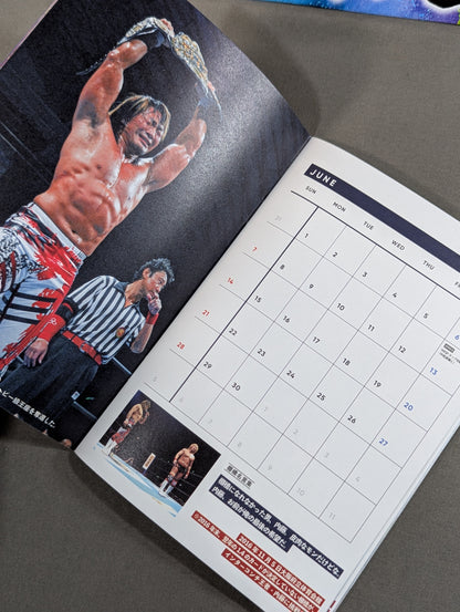 ★ ★ not sold in stores Hiroshi Tanahashi 2026 Schedule Book & Shopper Set