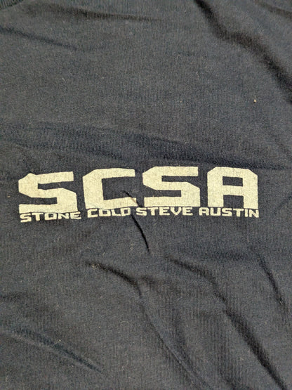 Stone Cold Steve Austin "SCSA" T-shirt (WWE (2011) / Navy)