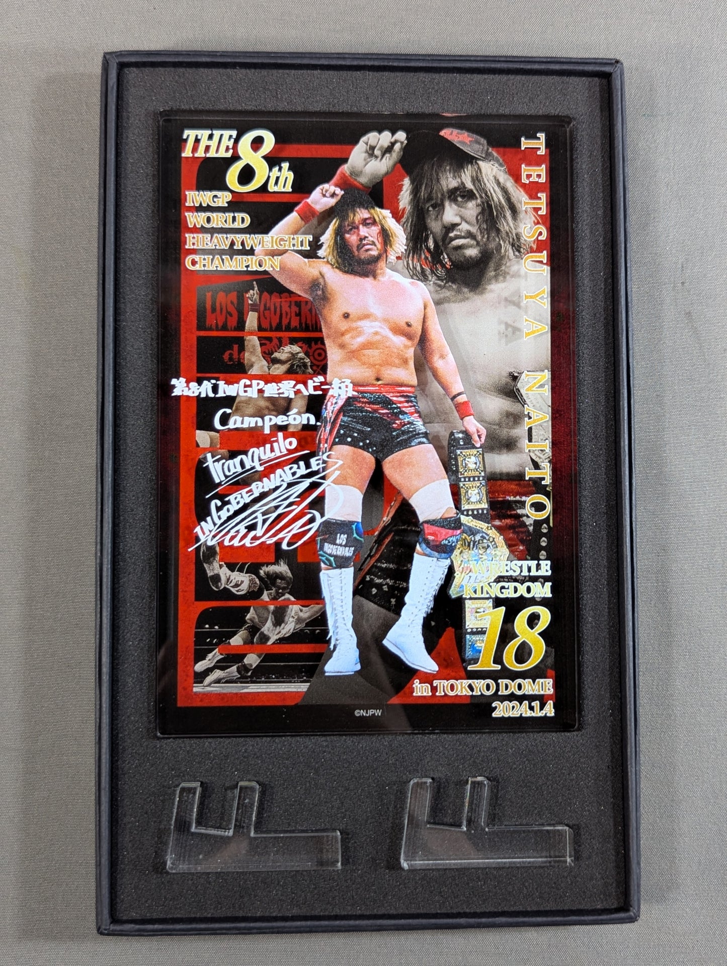 Tetsuya Naito Memorial Acrylic Block