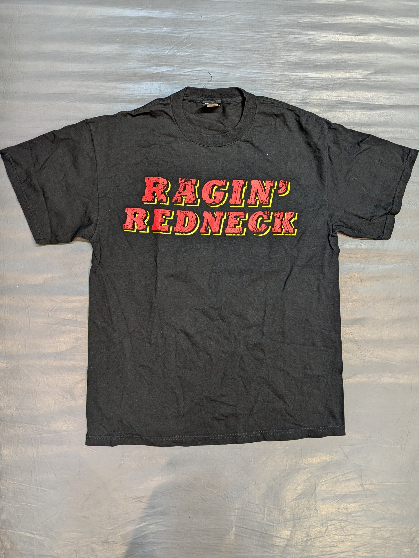 ストーンコールド・スティーブ・オースチン「RAGIN' REDNECK」Tシャツ(WWF(2001) / ブラック)